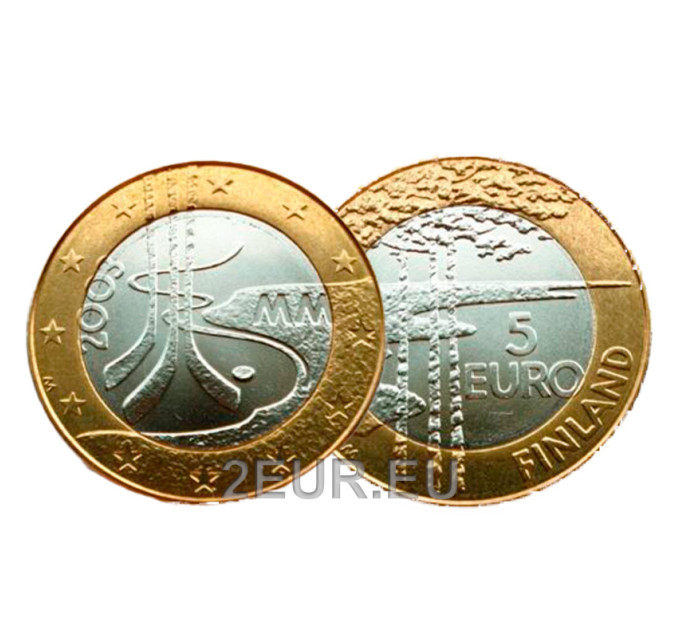 Finnland 5 euro UNC 2003 - 67. Eishockey-Weltmeisterschaft in Finnland