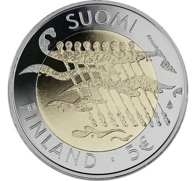 Finnland 5 euro UNC 2007 - 90 Jahre Unabhängigkeit