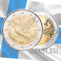 Finnland 2 euro UNC 2005 - 60 Jahre Vereinte Nationen UNO