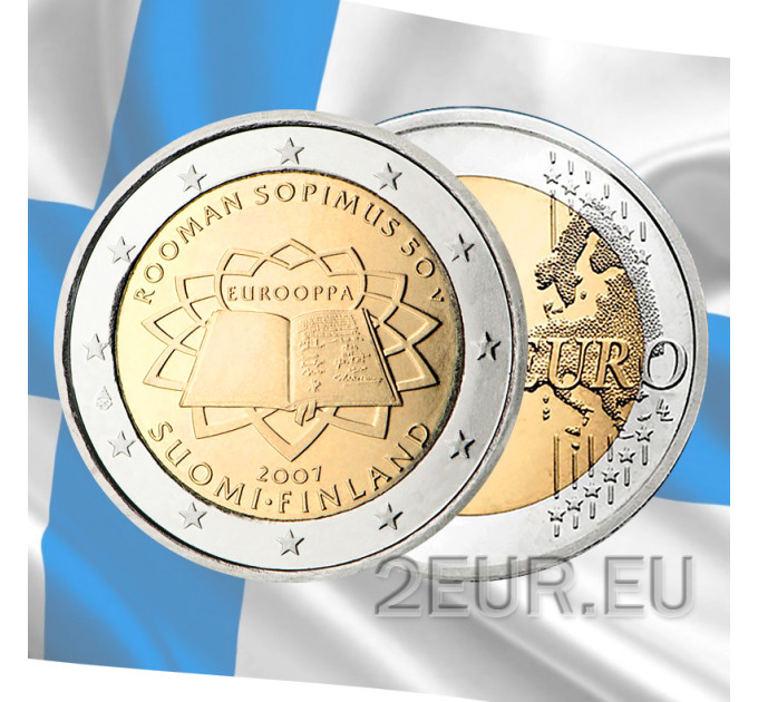 Finnland 2 euro UNC 2007 - 50 Jahre Römische Verträge