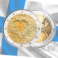Finnland 2 euro UNC 2008 - 60 Jahre Verkündung der Menschenrechte