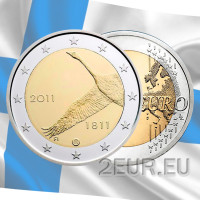 Finnland 2 euro UNC 2011 - 200 Jahre Nationalbank