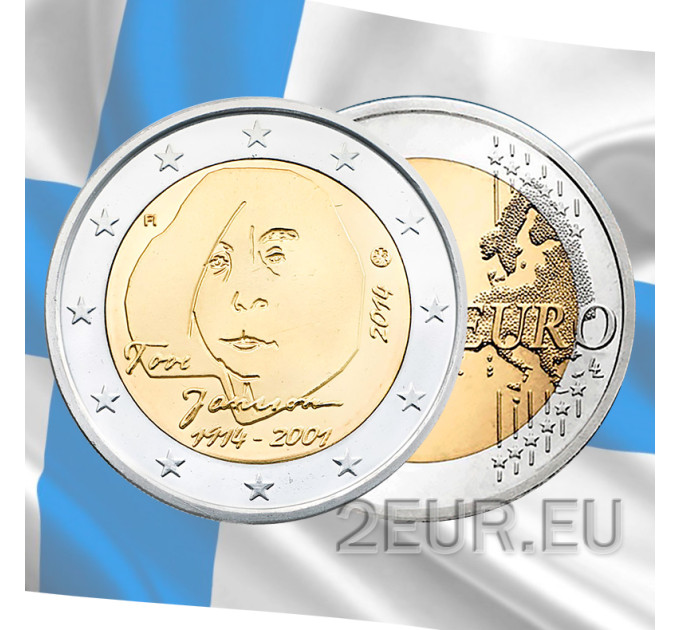 Finnland 2 euro UNC 2014 - 100. Geburtstag der Autorin und Künstlerin Tove Jansson