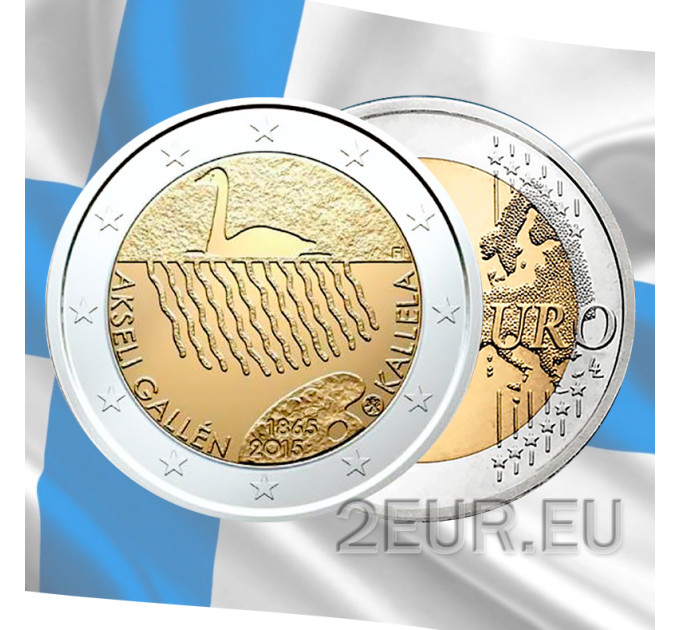 Finnland 2 euro UNC 2015 - 150. Geburtstag des Künstlers Akseli Gallen-Kallela