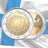 Finnland 2 euro UNC 2015 - 30 Jahre EU-Flagge
