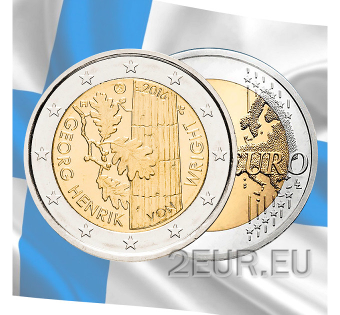 Finnland 2 euro UNC 2016 - 100. Geburtstag von Georg Henrik von Wright