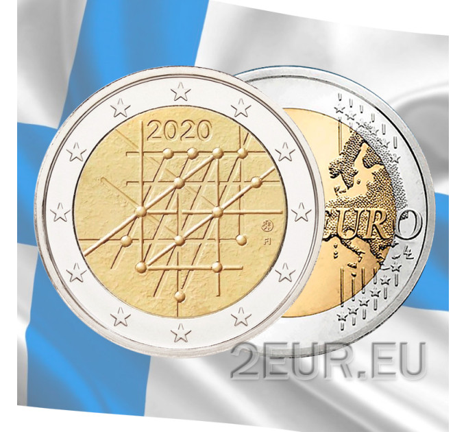 Finnland 2 euro UNC 2020 - 100 Jahre Universität Turku