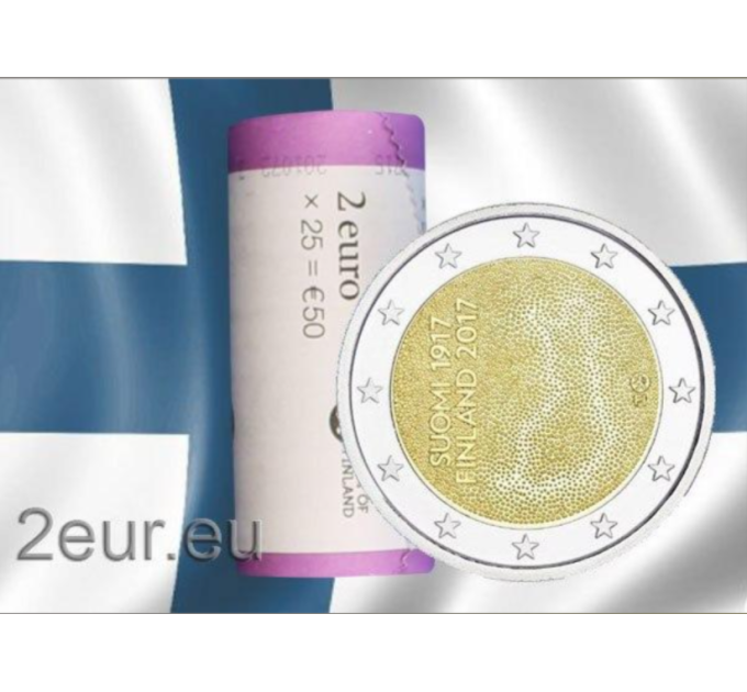 Finnland 2 EURO-ROLLE 2017 – 100 Jahre Unabhängigkeit