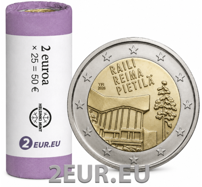 Finnland 2 EURO-ROLLE 2026 - Raili und Reima Pietilä