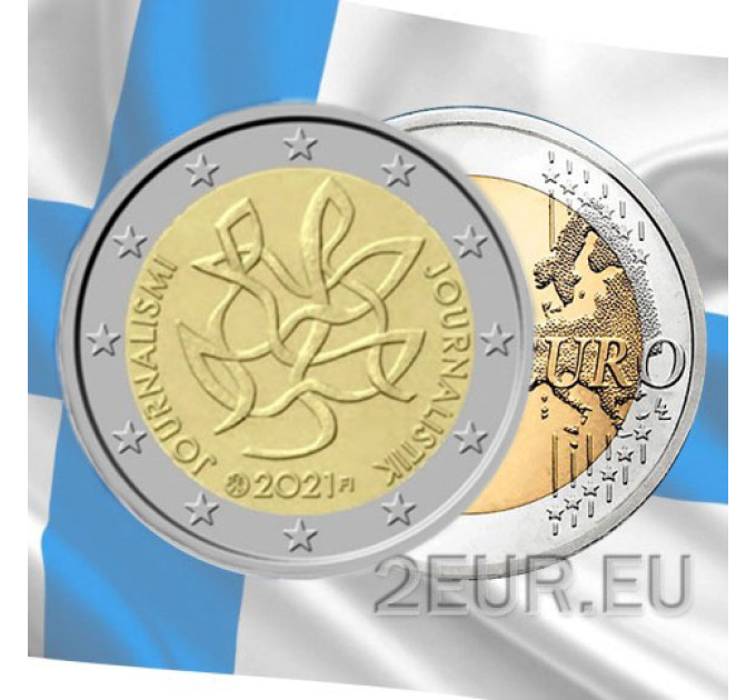 Finnland 2 euro UNC 2021 - Journalismus