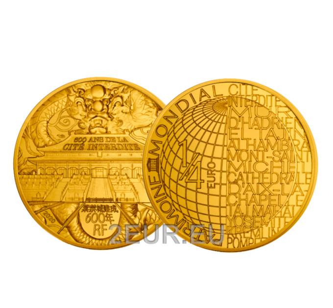 Frankreich 1/4 euro unz 2020 - Die verbotene Stadt
