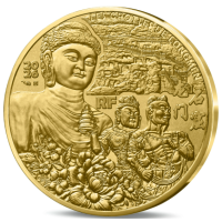 Frankreich 1/4 euro unz 2026 - Longmen-Höhlen