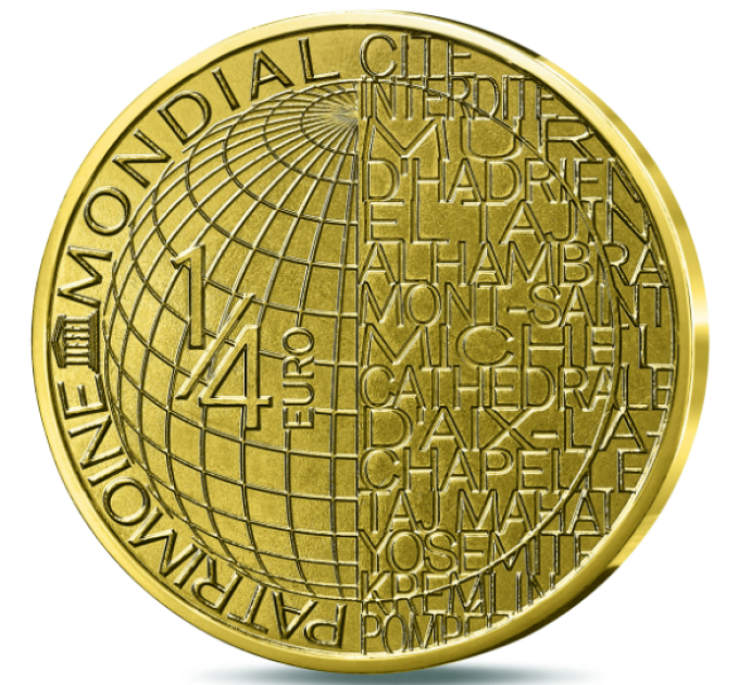 Frankreich 1/4 euro unz 2026 - Longmen-Höhlen