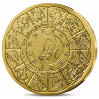 Frankreich 1/4 euro unz 2022 - Chinesischer Kalender – Jahr des Tigers