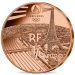 Frankreich 1/4 euro unz 2024 - Olympische Spiele 2024 in Paris – Olympischer Fackellauf