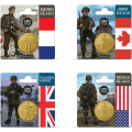 Frankreich 1/4 euro unz 2024 - 80. Jahrestag des D-DAY – Landung in der Normandie