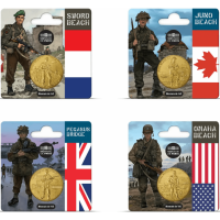 Frankreich 1/4 euro unz 2024 - 80. Jahrestag des D-DAY – Landung in der Normandie