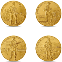 Frankreich 1/4 euro unz 2024 - 80. Jahrestag des D-DAY – Landung in der Normandie