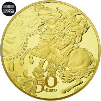 Frankreich 50 Euro Goldmünze PP 2019 - Der Sämann - Der Germinal Franc