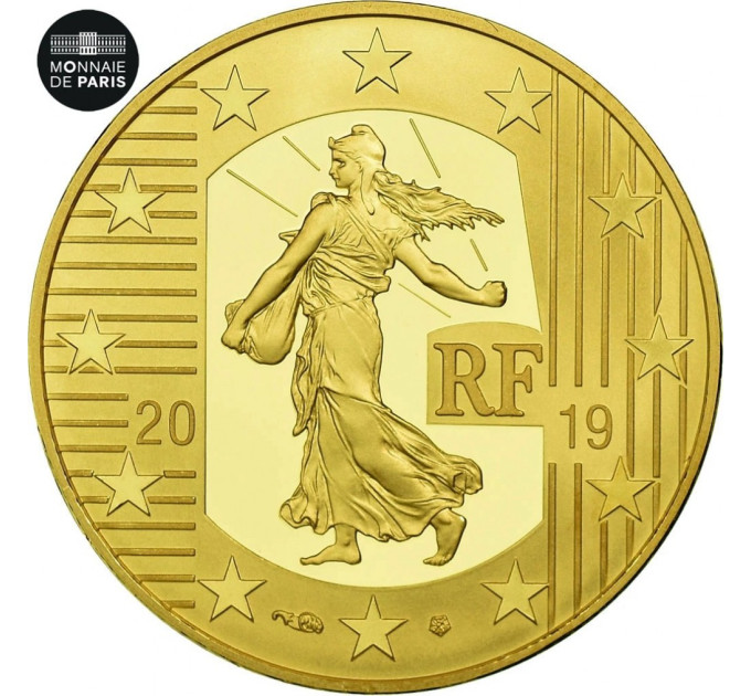 Frankreich 50 Euro Goldmünze PP 2019 - Der Sämann - Der Germinal Franc