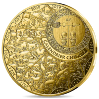 Frankreich 50 Euro Goldmünze PP 2022 - Jahr des Tigers
