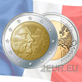 Frankreich 2 Euro UNC 2022 - 20 Jahre Euro – Jacques Chirac