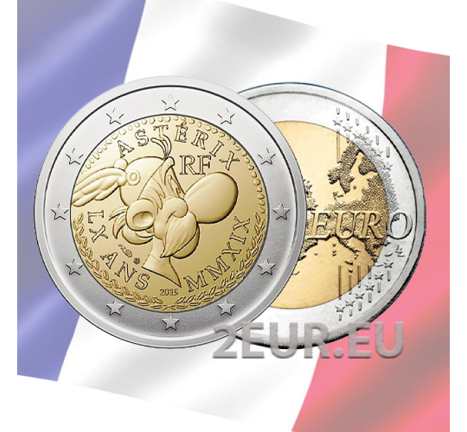 Frankreich 2 Euro UNC 2019 - 60 Jahre Asterix