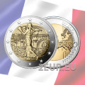 Frankreich 2 Euro UNC 2023 - Olympische Spiele 2024 in Paris – Der Sämann übt Faustkampf