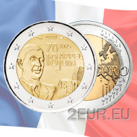 Frankreich 2 Euro UNC 2010 - 70. Jahrestag des Appells vom 18. Juni 1940 – Charles de Gaulle