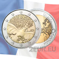 Frankreich 2 Euro UNC 2015 - 70 Jahre Frieden in Europa