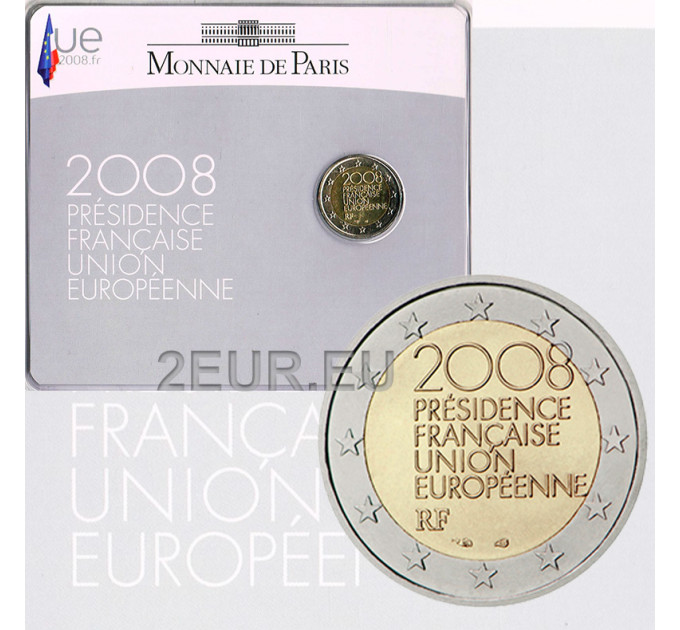 Frankreich 2 Euro BU 2008 - EU Präsidentschaft