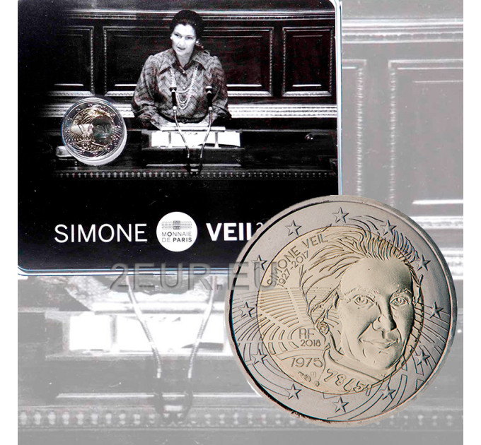 Frankreich 2 Euro BU 2018 - Simone Veil