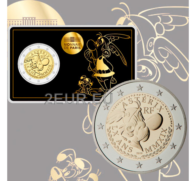 Frankreich 2 Euro BU 2019 - 60 Jahre Asterix – Asterix und Idefix
