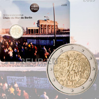 Frankreich 2 Euro BU 2019 - 30 Jahre seit dem Fall der Berliner Mauer