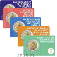 Frankreich 2 Euro BU 2022 - Olympische Spiele Paris 2024 – Das Genie