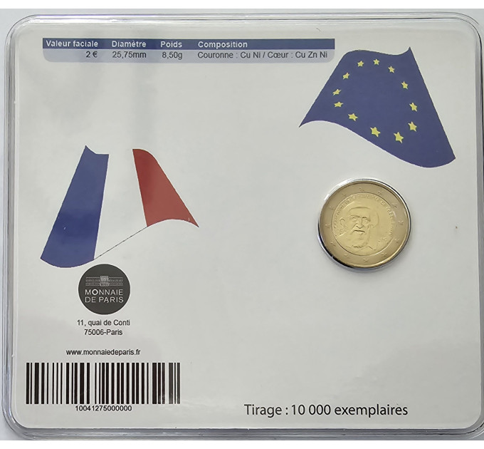 Frankreich 2 Euro BU 2012 - 100. Geburtstag von Abbé Pierre