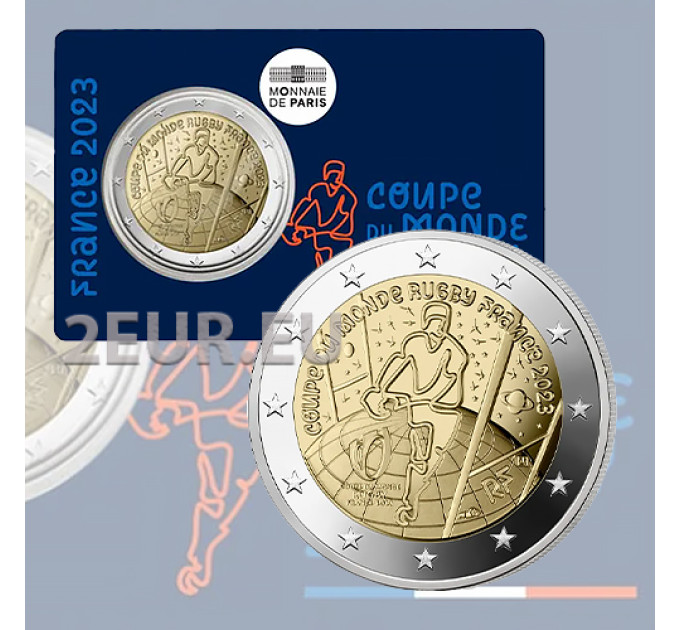 Frankreich 2 Euro BU 2023 - Rugby-Weltmeisterschaft Frankreich