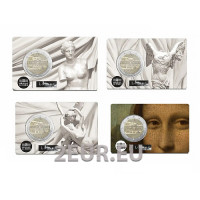 Frankreich 2 Euro BU 2025 - Louvre-Museum - 4 Stk