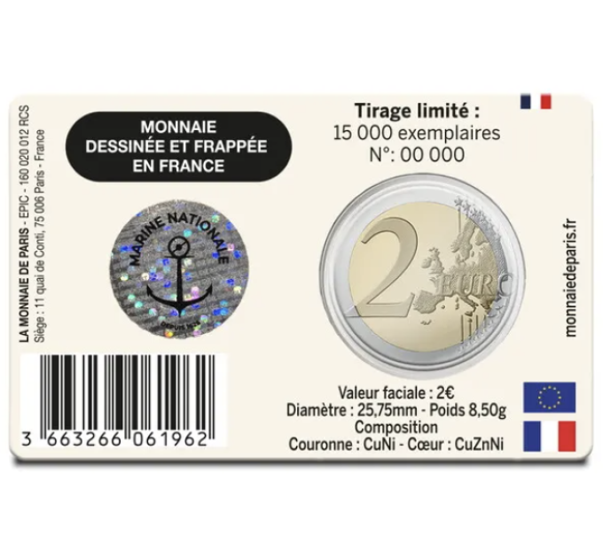 Frankreich 2 Euro BU 2026 - Französische Marine