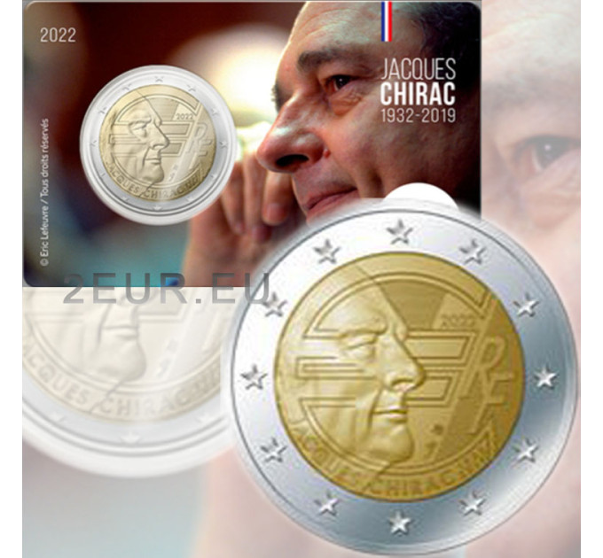 Frankreich 2 Euro BU 2022 - Jacques Chirac