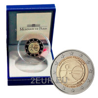 Frankreich 2 Euro PP 2009 - 10 Jahre Euro