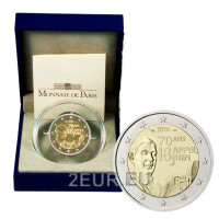 Frankreich 2 Euro PP 2010 - 70. Jahrestag des Appells vom 18. Juni 1940 – Charles de Gaulle