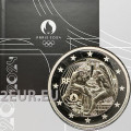 Frankreich 2 Euro PP 2024 - Olympische Spiele Paris 2024 – Herkules übt Wrestling - Notre Dame