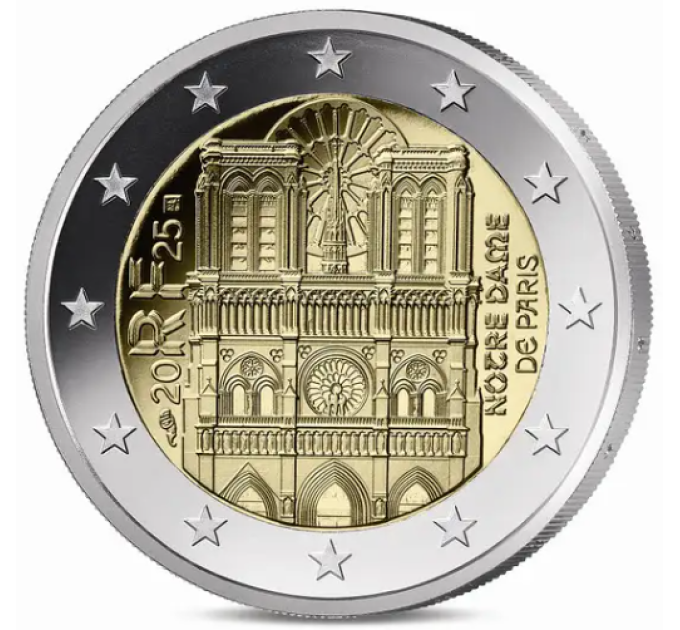 Frankreich 2 Euro PP 2025 - Notre Dame