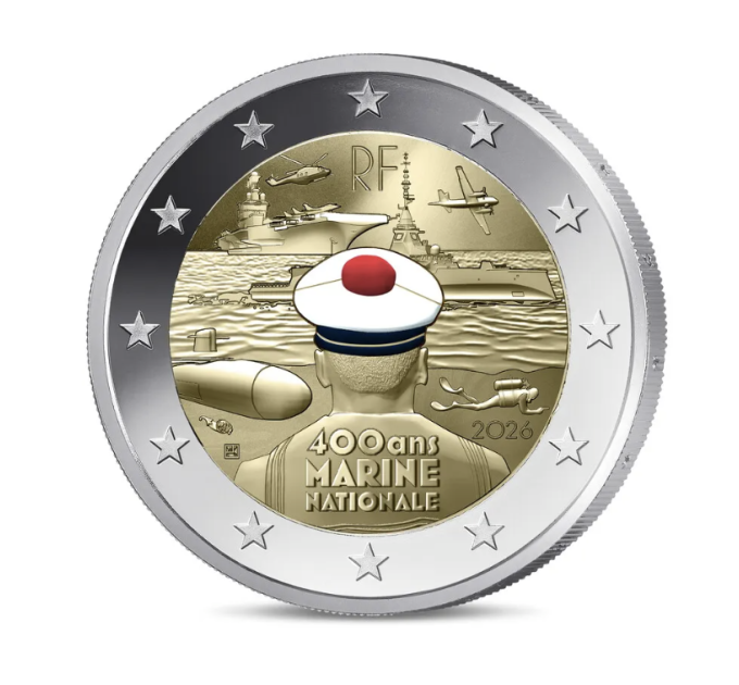 Frankreich 2 Euro PP 2026 - Französische Marine