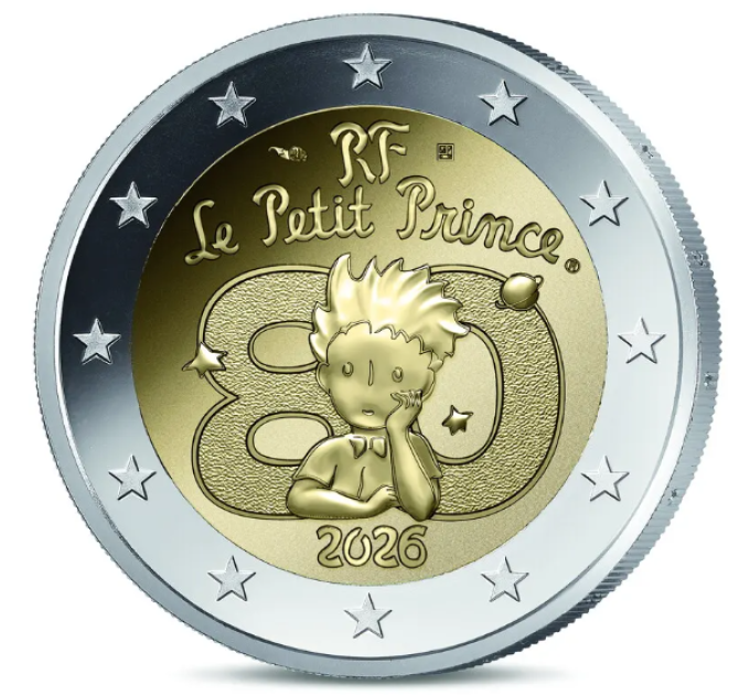 Frankreich 2 Euro PP 2026 - 80 Jahre Der kleine Prinz 
