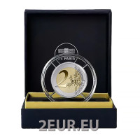 Frankreich 2 Euro PP 2025 - Louvre-Museum - Rückwärtspolieren