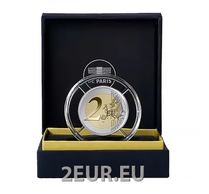 Frankreich 2 Euro PP 2025 - Louvre-Museum - Rückwärtspolieren