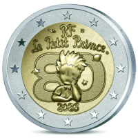 Frankreich 2 Euro PP 2026 - 80 Jahre Der kleine Prinz - Rückwärtspolieren