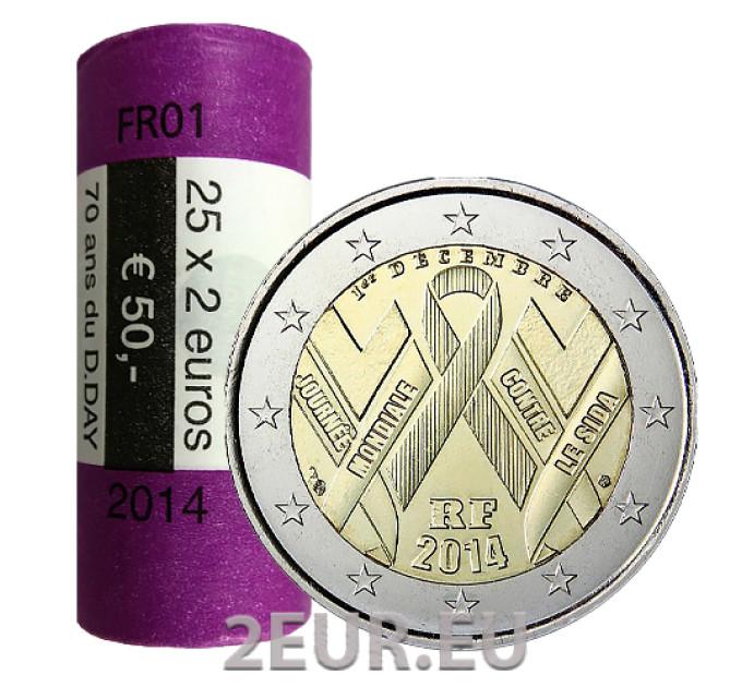 Frankreich 2 EURO-ROLLE 2014 – Welt-AIDS-Tag